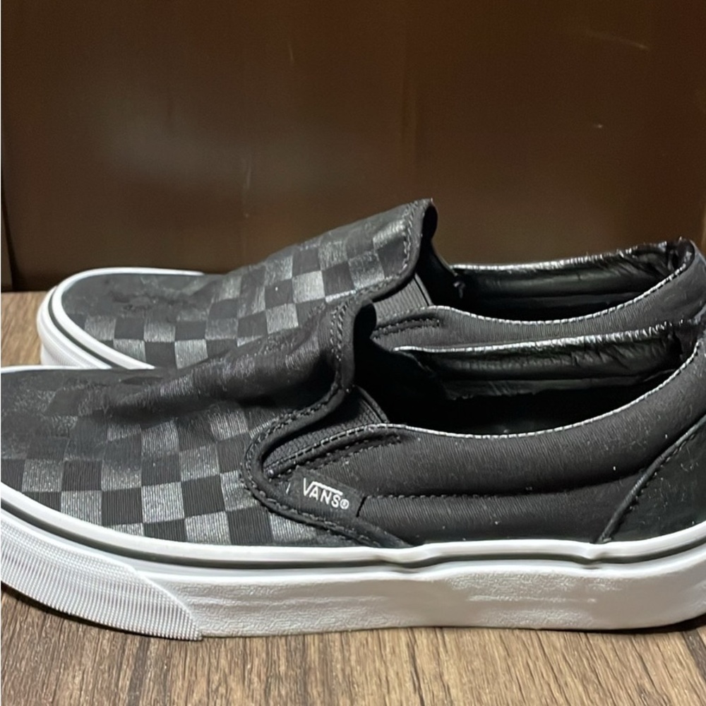 Black Slip-On Sneakers vans unisex
